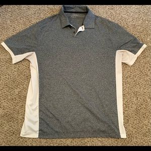 Men’s Nike Golf Dri-Fit Polo Grey/White - Large